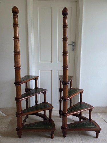 Pair spiral curved wooden - pair,