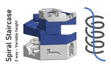 Spiral Staircase - 2 paths and