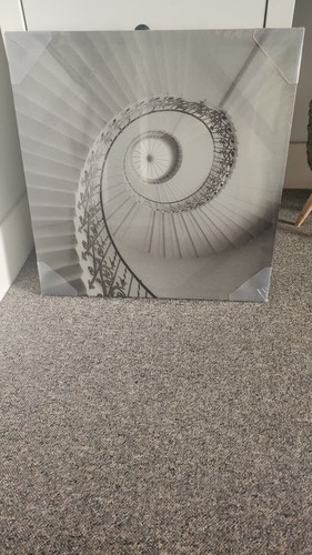 Canvas spiral staircase print - canvas,