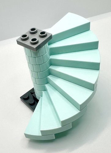 Lego spiral staircase stairs - lego, 8