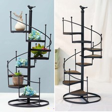 8 Tier Metal Spiral Staircase