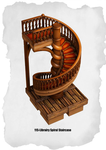 Town tiles library spiral - town,