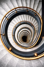 Industrial Spiral Staircase